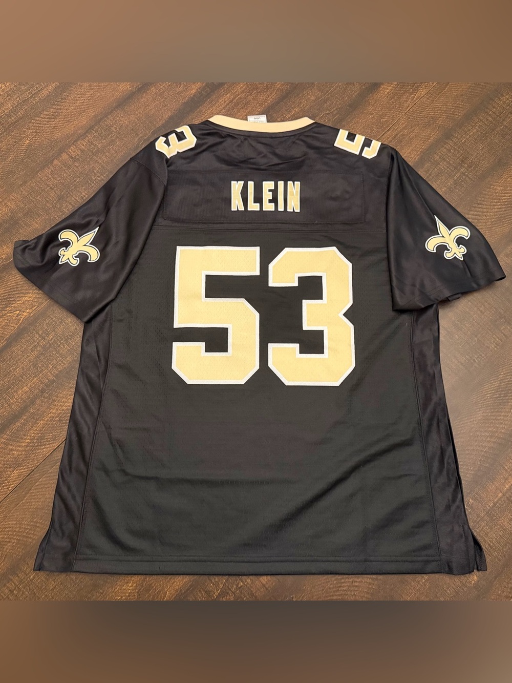 New Orleans Saints #53 A.J. Klein Home Game Men’s Jersey-Large